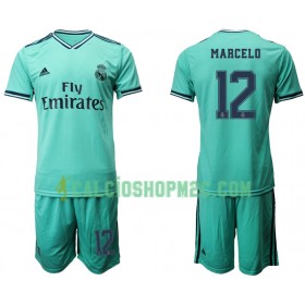 Real Madrid MARCELO 12 Bambino Maglia Terza 2019/2020 Manica Corta (+ Pantaloncini)